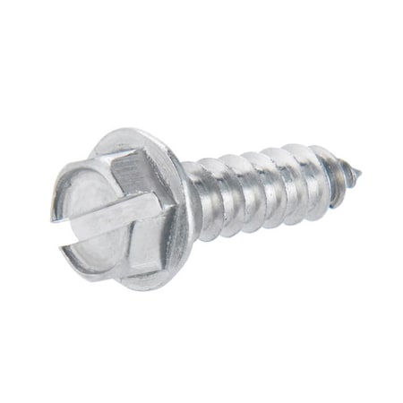 Hillman Sheet Metal Screw, #12 x 3/4 in, Zinc Plated Stainless Steel Flange Hex Head Hex Drive, 100 PK 5204037